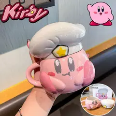 GENERICO - TAZA DE CERAMICA CON TAPA KIRBY