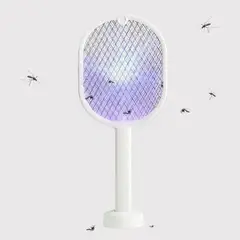 GENERICO - Raqueta mata zancudos mosquitos insectos con luz UV