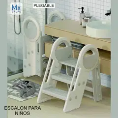 GENERICO - ESCALON PLEGABLE PARA NIÑOS - GRIS