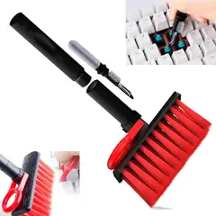 VARIOS - Kit Cepillo de Limpieza de Teclado 4 en 1 Multifunción