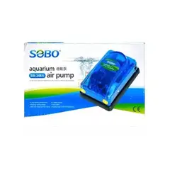 SOBO - Bomba de aire SB 348A para peceras de 2 salidas