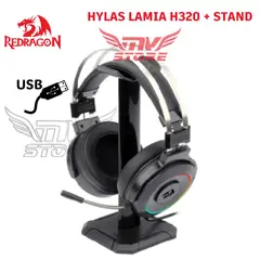 REDRAGON - Audífonos Lamia 2 H320 RGB Color Negro + Stand