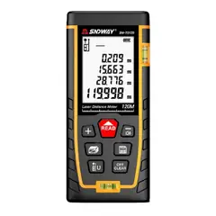 SNDWAY - Medidor De Distancia Laser 120m con Nivel SW-TG120
