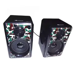 KISONLI - Parlante Stereo 2.0 - multimedia - PC Laptop Tablet Cel MP4