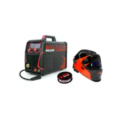 GENERICO - SOLDADORA INVERTER MULTIPROCESO 200 AMP 4 EN 1 + CARETA SOLDADORA