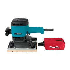 MAKITA - Lijadora Orbital 1/2 Pliego 115 X 229 mm. 600W. 6,000 Opm. 3.1Kg. (No Inc. Bolsa de tela)