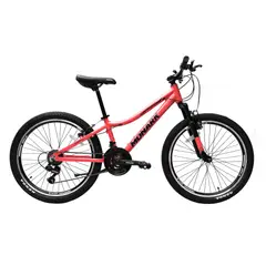 MONARK - BICICICLETA MIRAGE ARO 24 TERRA ROSA NEGRO