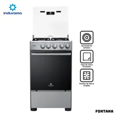 INDURAMA - COCINA DE PIE A GAS 4 HORNILLAS - FONTANA.