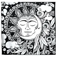 GENERICO - Mandala Manta Sábana para Playa Vera de Algodón
