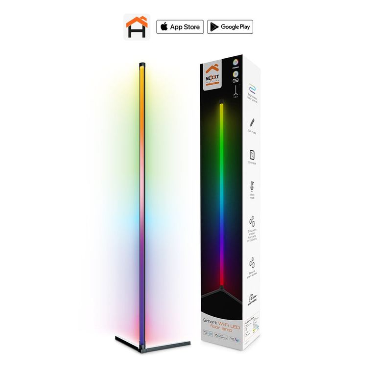 LAMPARA DE PISO SMART NEXXT CON LUCES RGB NHB-S710
