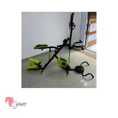 NO LOGO - Maquina Multifuncional Abdominal 6 En 1 + 2 ligas