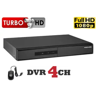 HIKVISION - Grabador DVR 4CH Soporta 1 HDD 720P, 1080p Lite con AUDIO