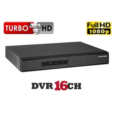 HIKVISION - Grabador DVR 16CH Soporta 1 HDD 720P, 1080p Lite con AUDIO