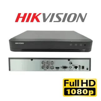 HIKVISION - DVR 4CH ACUSENSE FULLHD 1080p SOPORTA 1 HDD