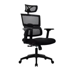 OFIDEAS - Silla de Oficina Ergonómica Flip Negro Presidente Nylon