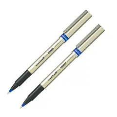 UNI BALL - UNI UB-177 Bolígrafo Tinta Líquida Fine DELUXE Azul x 2