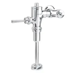 TREBOL - FLUXÓMETRO PARA URINARIO CON DESCARGA INDIRECTA CROMO TREBOL