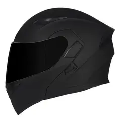 CES - CASCO MOTO CES ABATIBLE NEGRO MATE DOT XXL