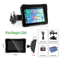 GENERICO - Radio Apple Carplay Y Android Auto Para Moto 5puLG Bt Sd