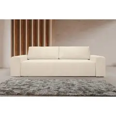 ARTSOFA - Sofá Canapé Chenille Beige + obsequios