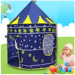 GENERICO - Tienda Castillo Plegable Portátil para Niños Azul