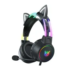 ONIKUMA - Audífonos de juego por cable X15 PRO Rosa