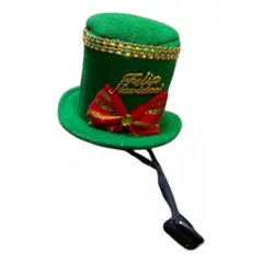 GENERICO - Top-5 Sombrero Verde Feliz Navidad- Material Talla estándar