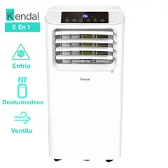 KENDAL - Aire Acondicionado Portátil 7000 BTU, Frio 3 en 1