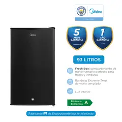 MIDEA - FRIGOBAR MDRD142FGR30PE 93LTS FROST NEGRO