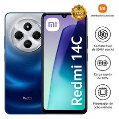 XIAOMI - Celular Redmi 14C Azul 4GB RAM 256GB ROM 50mpx