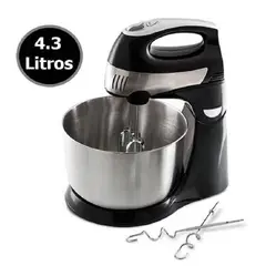 PRIMA - Batidora de Mano y Pedestal 300 Watts - Negro