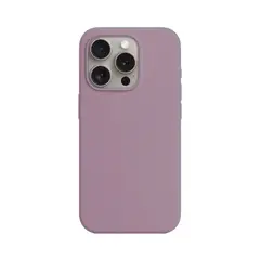 GENERICO - Case para Iphone 15 Pro con logo, protector de silicona color aceituna