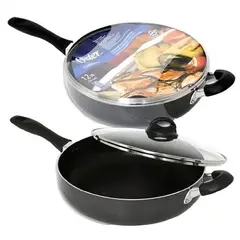 OSTER - Sartén Oster® Antiadherente de 4.7L con Tapa CLAIRBORNE 75665 02