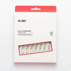 GENERICO - Miya Himi Gouache en tubo Nueva Visión Set 18 colores12ml