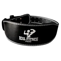 REAL FITNESS PERU - Correa de Cuero Importado Real Fitness Talla XL