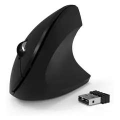 GENERICO - Mouse Vertical Ergonómico Inalámbrico 2.0 Negro
