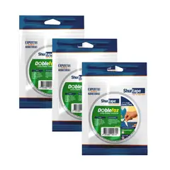 SHURTAPE - Doble Faz Cinta de Doble Contacto 24mm x 10m Pack x 3