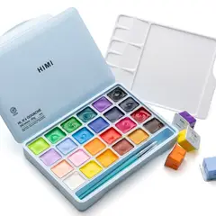 GENERICO - Miya Himi Gouache JellyCup Nueva Visión 24colores +3pinceles