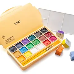 GENERICO - Miya Himi Gouache JellyCup Nueva Visión 18 colores+3pinceles