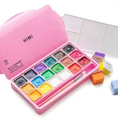 GENERICO - Miya Himi Gouache JellyCup Nueva Visión 18 colores+3pinceles