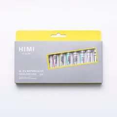 GENERICO - Miya Himi Acuarela en tubo Nueva Presentación 12 colores12ml