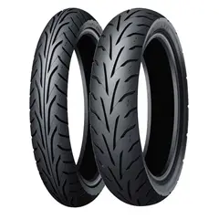 DUNLOP - PAR DE LLANTAS GT601F 10080-17 GT601 13070-17 NS200