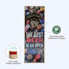 GENERICO - Destapador de pared - The best beer is an open beer