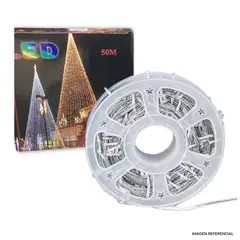 INSPIRA MARKET - Rollo luces navideñas LED Cálida 50 M