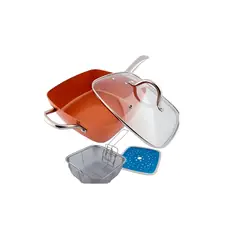 VALESKA - SARTEN CACEROLA - COPPER CHEF 11.5