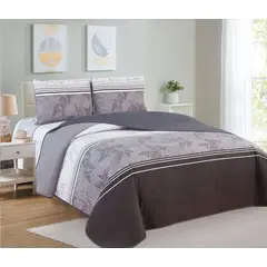 CASATEX - Cubrecama + Juego de sábanas King 100 % Algodón - 5 Piezas