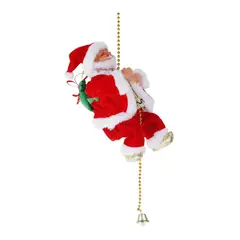 GENERICO - Papa Noel escalador de cuerda adorno Navideño