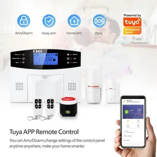 MN ELECTRONICS - Sistema de Alarma de Casa 4g Inalámbrica Smart Pst+Gsm PST-30A-4G