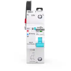 MN ELECTRONICS - Llave Diferencial WIFI Inteligente Automático TUYA de 1-63A TOQCB2-80