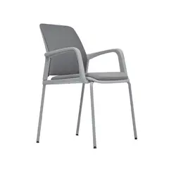 OFIDEAS - Silla De Oficina Fija Interlocutora Pinko BlancoGris